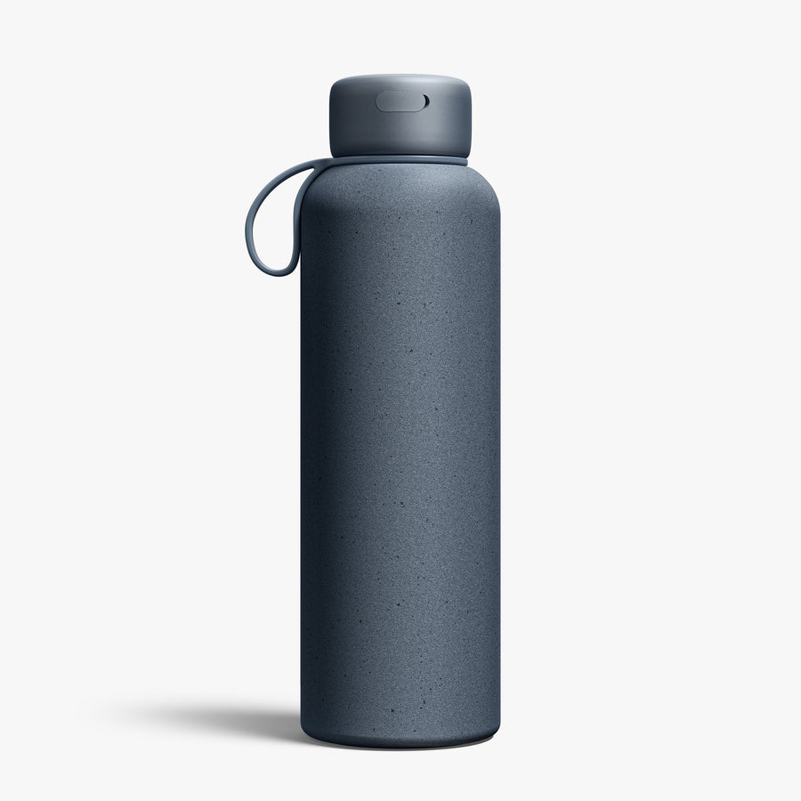 750 mL / Blue Hour | Back view of 750 mL Kiyo UVC Bottle in Blue Hour