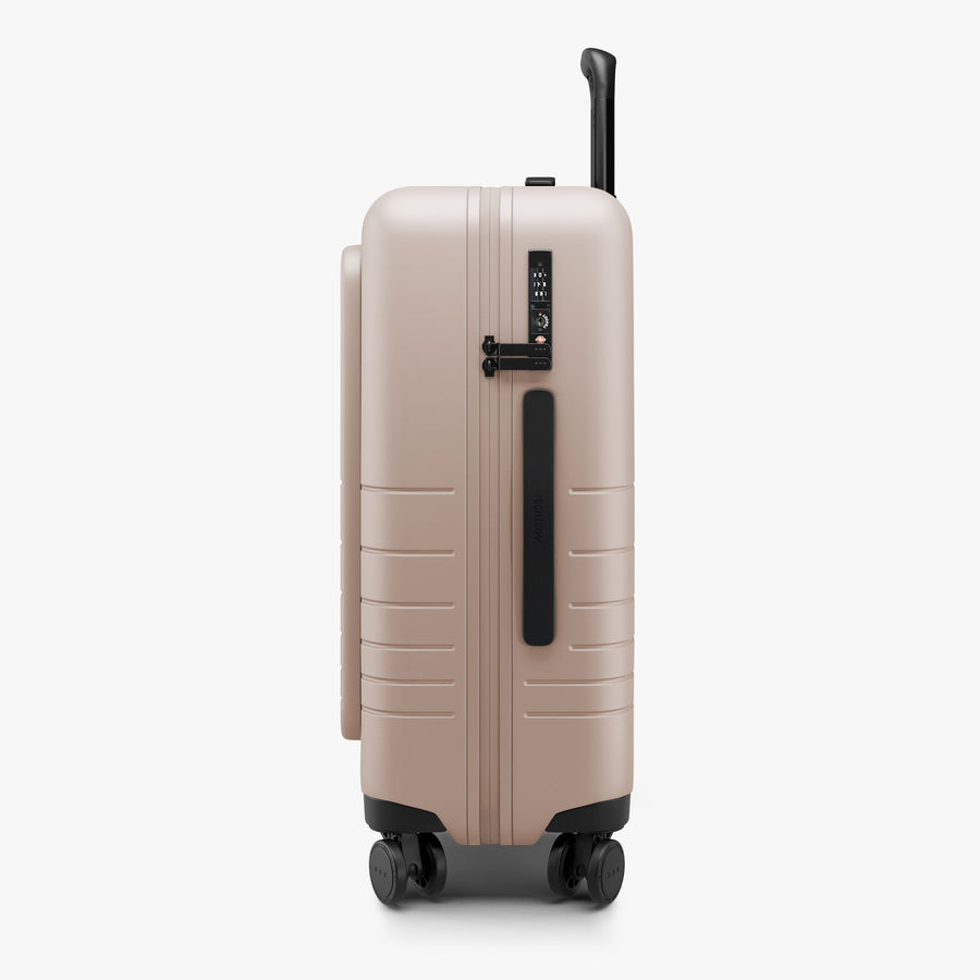 Rose Quartz | Side view of Carry-On Pro Plus in Rose Quartz