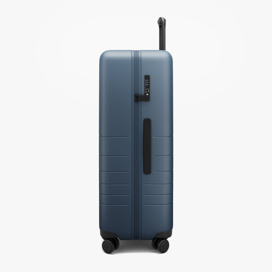 Ocean Blue | Side view of Check-In Large in Ocean Blue