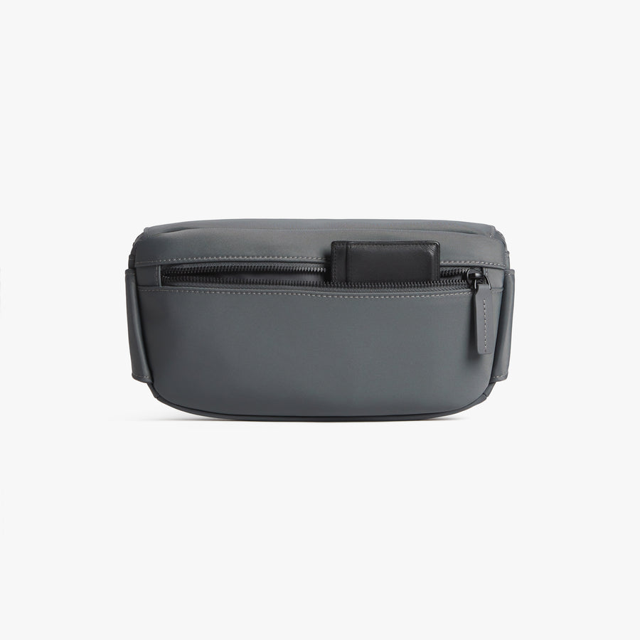 Dover Grey | Back pouch view of Metro Sling in Dover Grey