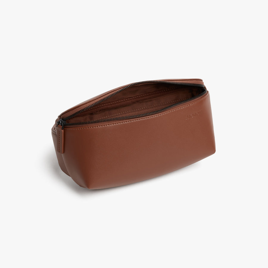 Mahogany (Vegan Leather) | Inside view of Metro Sling in Mahogany